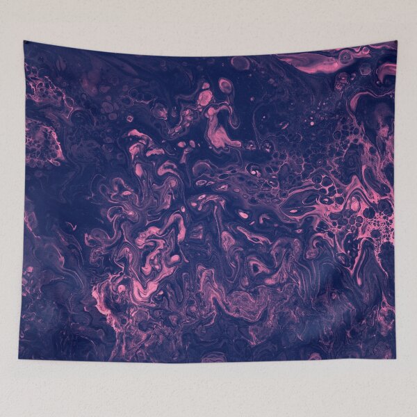 Item preview, Pink and Purple Tendrils - An Abstract Piece designed and sold by Jennifer Walsh Design.