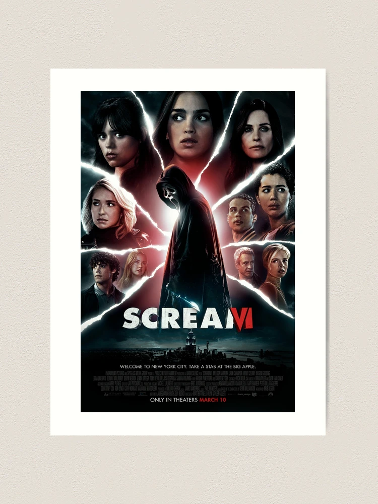 Scream 6 Movie Poster Glossy Quality Paper No Frame Photo Art Print #2 Size  11x17 