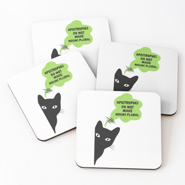 Item preview, Apostrophes do not make nouns plural cat   designed and sold by khainghingo7.