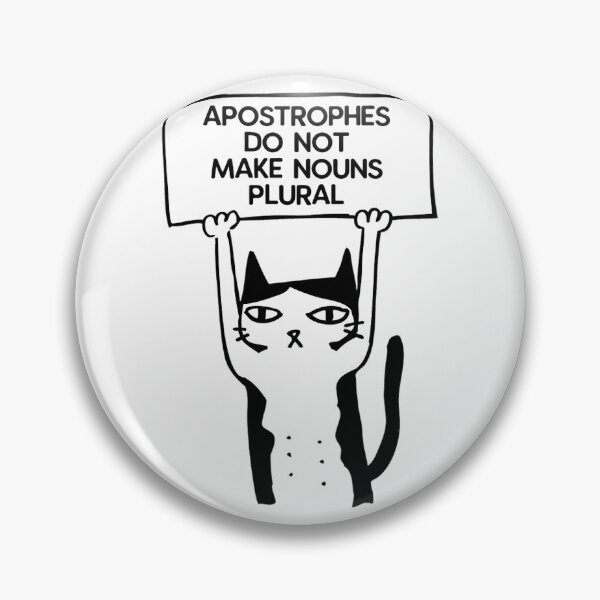Item preview, Apostrophes do not make nouns plural cat red   designed and sold by khainghingo7.