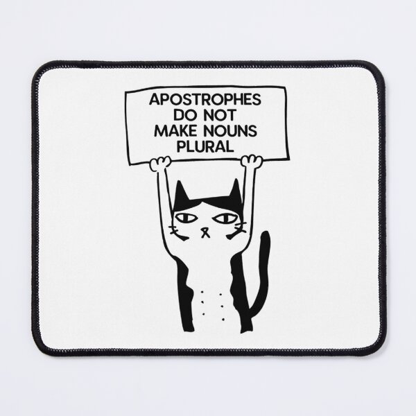 Item preview, Apostrophes do not make nouns plural cat red designed and sold by khainghingo7.