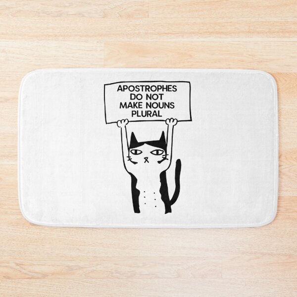 Item preview, Apostrophes do not make nouns plural cat red   designed and sold by khainghingo7.