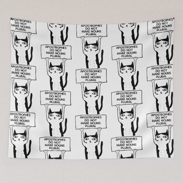 Item preview, Apostrophes do not make nouns plural cat red   designed and sold by khainghingo7.