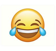 "Laughing Face Emoji" Photographic Prints by Tin Ahh | Redbubble