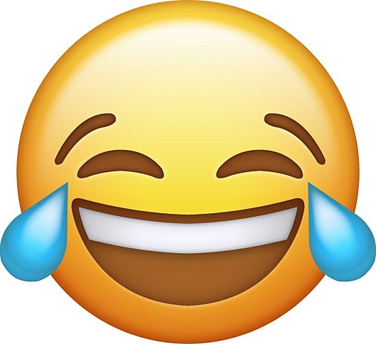 "Laughing Face Emoji" Photographic Print by tIna  Redbubble