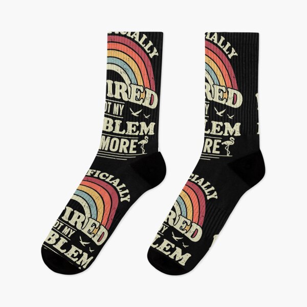 Item preview, I Officially Retired Not My Problem Anymore Vintage Funny designed and sold by GravitiTees.