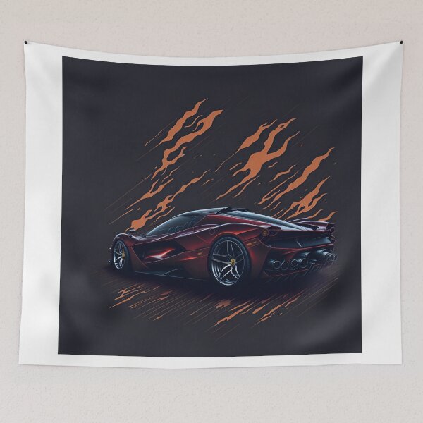 Item preview, Elegance in Motion: Captivating the Essence of the Ferrari LaFerrari designed and sold by RedArtG09.