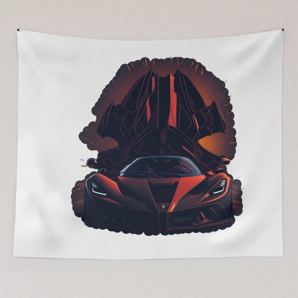 Item preview, A Journey Begins: Start Your Engines with the Striking LaFerrari T-Shirt Design designed and sold by RedArtG09.