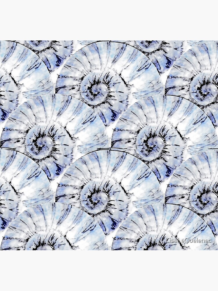 Thumbnail 3 of 3, Sticker, Spiral wave repeat designed and sold by LisaLeQuelenec.