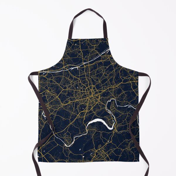 Item preview, Essen City Map of Germany - Gold Art Deco designed and sold by deMAP.