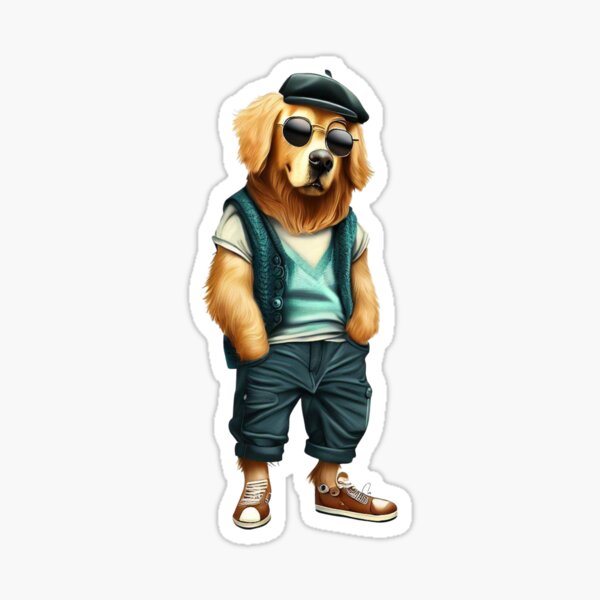 Item preview, Hipster Dog V73 designed and sold by HipsterAnimals.