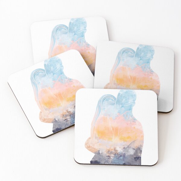 Item preview, Every sunrise and sunset with you, spiritual art, feminine power, earth, lovers designed and sold by Treasuredreams.
