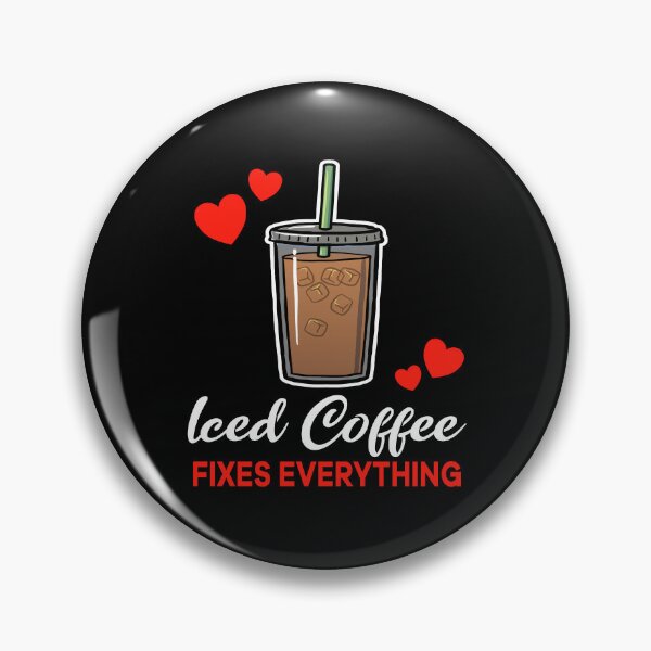 Item preview, Iced Coffee fixes everything saying designed and sold by jonmlam.