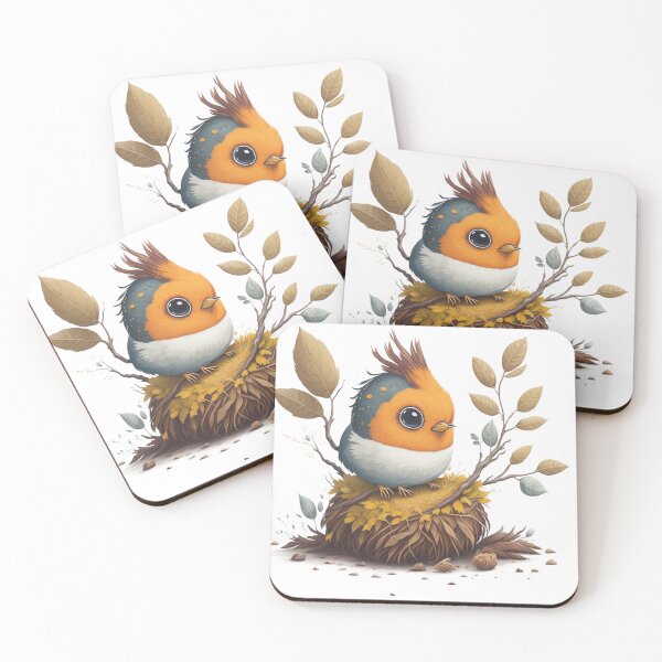Item preview, Nature's Nest - Cute Bird Cartoon designed and sold by hudaG.