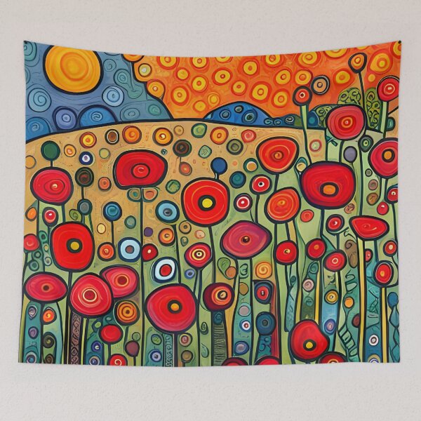Item preview, Field of Poppies designed and sold by Colin Bentham.