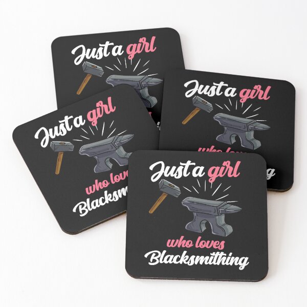 Item preview, Just A Girl Blacksmithing Blacksmith Goldsmith designed and sold by Pubi.