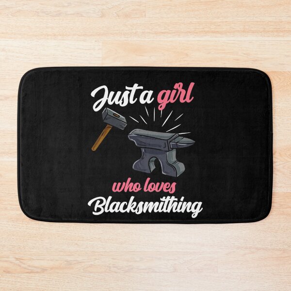 Item preview, Just A Girl Blacksmithing Blacksmith Goldsmith designed and sold by Pubi.