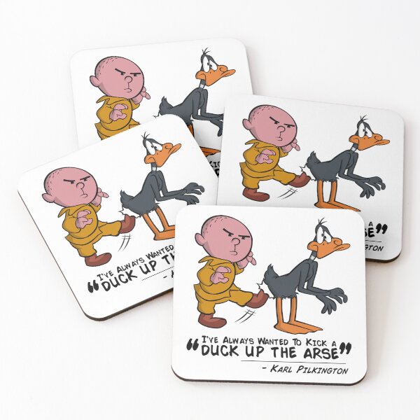 Item preview, Karl Pilkington - I_ve always wanted to kick a duck up the arse!   designed and sold by HinTatCustome.