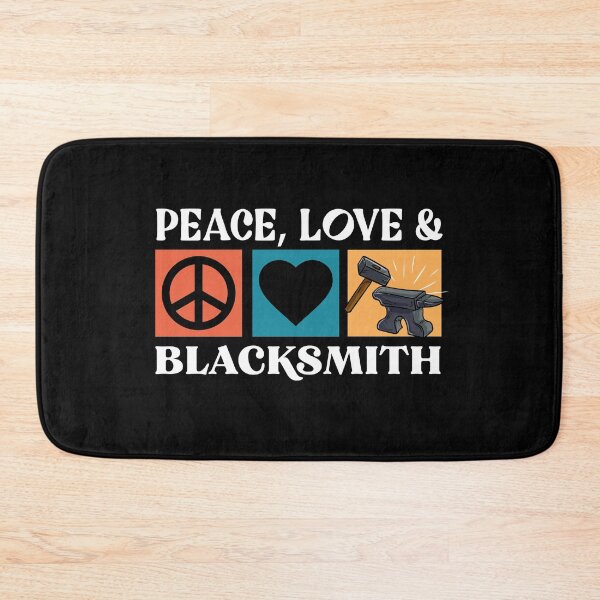 Item preview, Peace Love Blacksmith Goldsmith Hammer Craft designed and sold by Pubi.