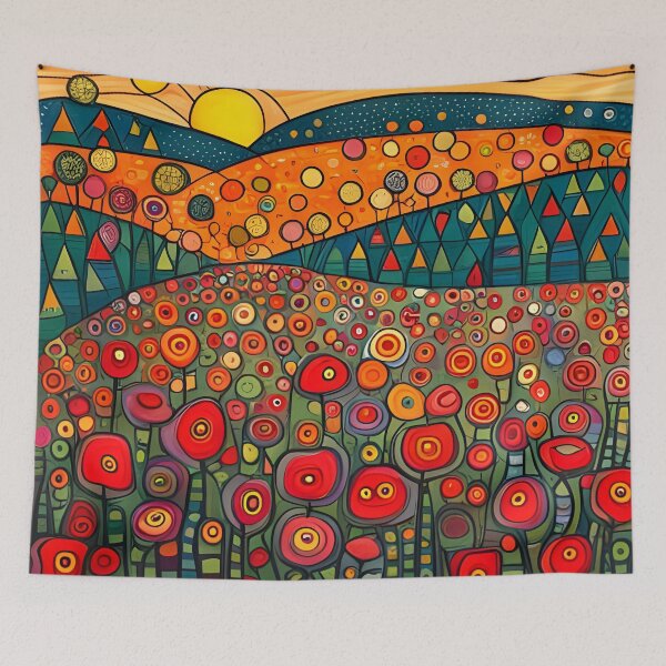 Item preview, Field of Poppies designed and sold by Colin Bentham.