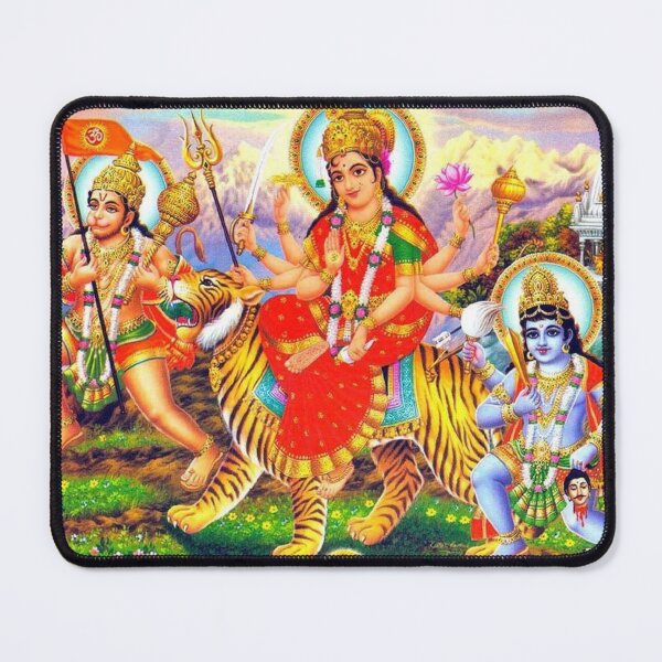 Item preview, Ambe Maa Poster designed and sold by GoddessParvatiSati.