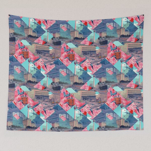 Item preview, Skyline over Berlin: Berlin TV Tower pattern designed and sold by SmileCatalysts.
