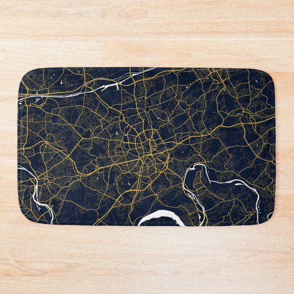 Item preview, Essen City Map of Germany - Gold Art Deco designed and sold by deMAP.