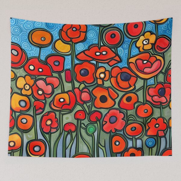 Item preview, Field of Poppies designed and sold by Colin Bentham.