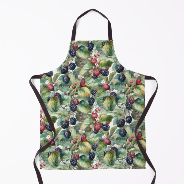 Item preview, berries and brambles Watercolour pattern II designed and sold by Leo Rolph.