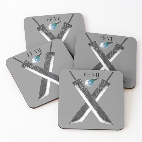 Item preview, FF7 Buster swords crossed designed and sold by UniqueCustomArt.