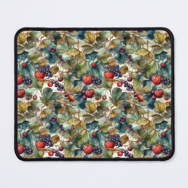 Item preview, berries and brambles Watercolour pattern III designed and sold by Leo Rolph.