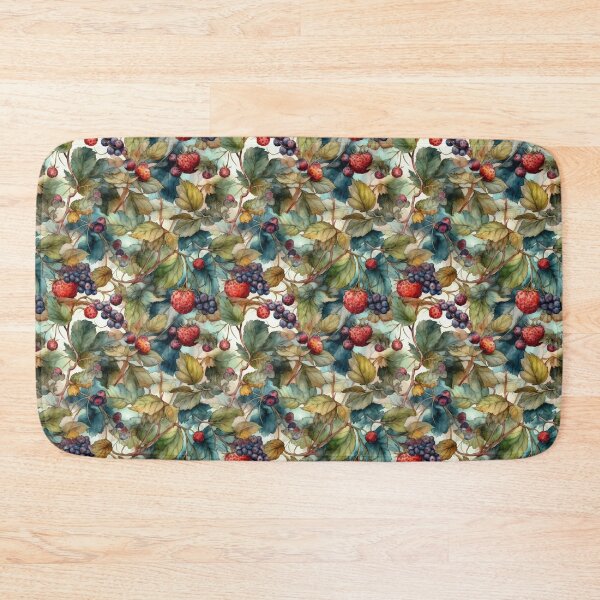 Item preview, berries and brambles Watercolour pattern III designed and sold by Leo Rolph.