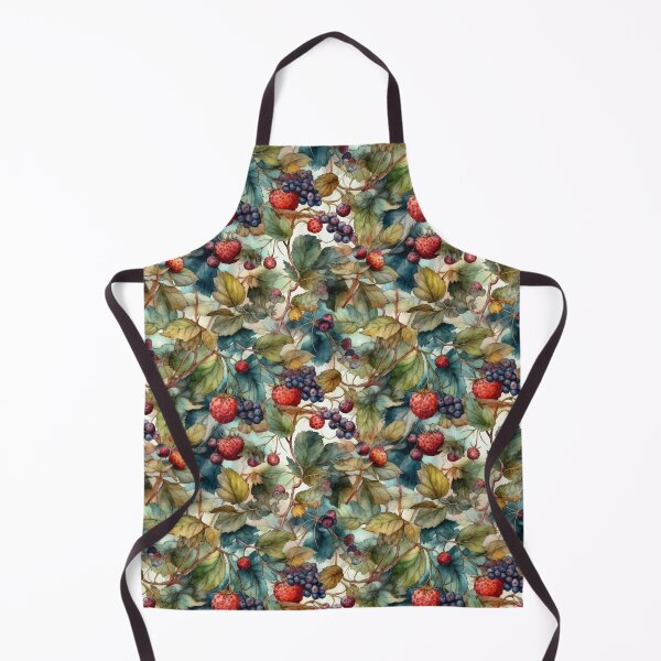 Item preview, berries and brambles Watercolour pattern III designed and sold by Leo Rolph.