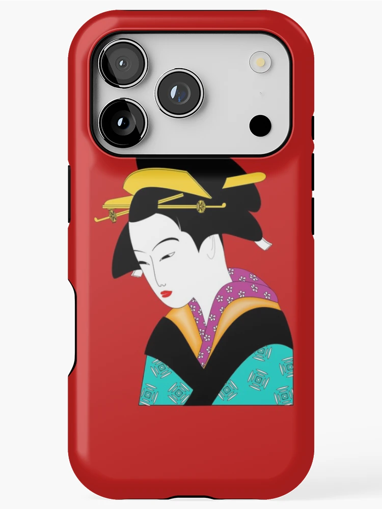 Thumbnail 1 of 4, iPhone Case, Geisha In Color designed and sold by Slinky-Reebs.