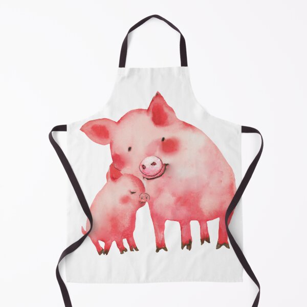Item preview, Mother and baby pig-Edited AI generated art designed and sold by Frostp.