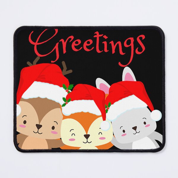 Item preview, Cute and lovely animals with Christmas designed and sold by elamkayce.