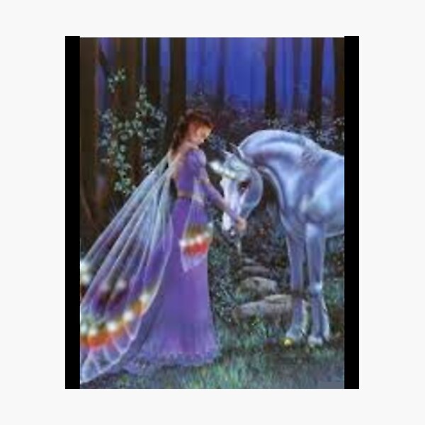 Item preview, Fairy and unicorn Graphic designed and sold by elamkayce.