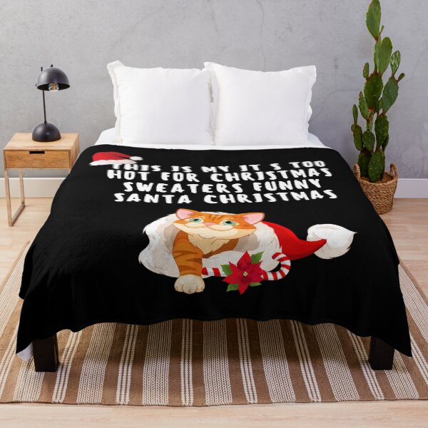 Item preview, tthis is my it s too hot for christmas sweaters funny santa christmas designed and sold by elamkayce.