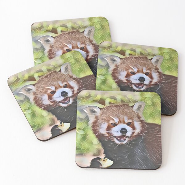Item preview, Hungry Red Panda In Gemstone designed and sold by Fearless-Fox.
