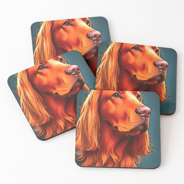 Item preview, Irish Setter Pet Portrait Black Outline Art designed and sold by taiche.