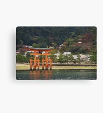 Floating Torii Gate Canvas Print