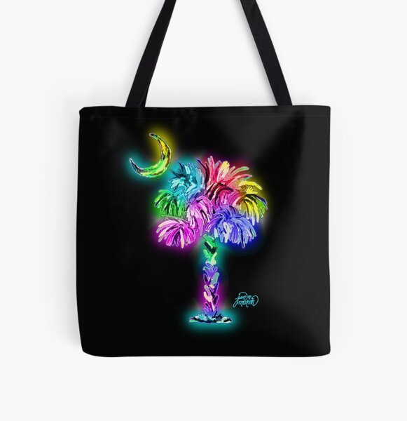 South Carolina logo glow All Over Print Tote Bag
