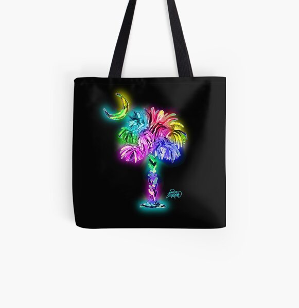 South Carolina logo glow All Over Print Tote Bag