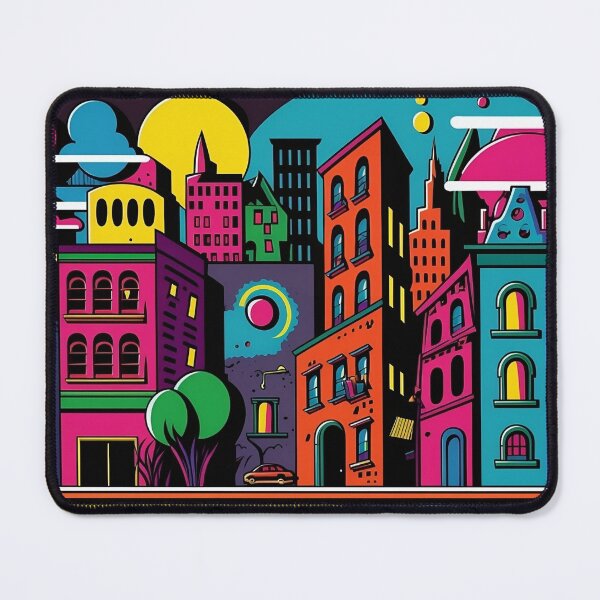 Item preview, Pop art city landscape designed and sold by VeronicArt85.