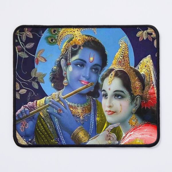 Item preview, Artistic Image Lord Krishna with Radha, Lord Krishna designed and sold by GoddessParvatiSati.
