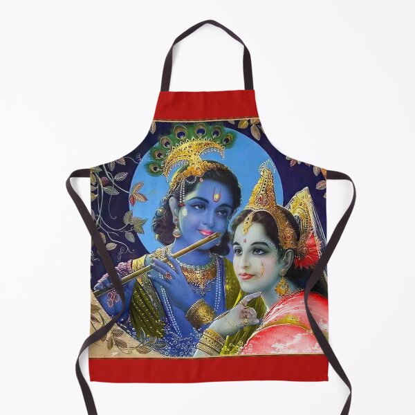Item preview, Artistic Image Lord Krishna with Radha, Lord Krishna designed and sold by GoddessParvatiSati.