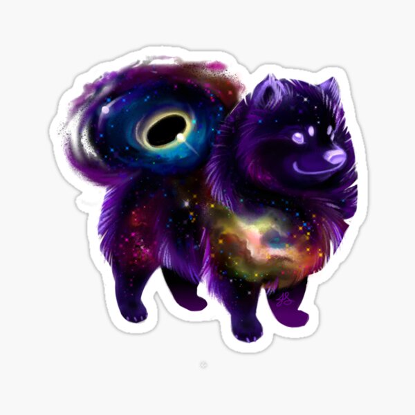 SPACE POM Sticker