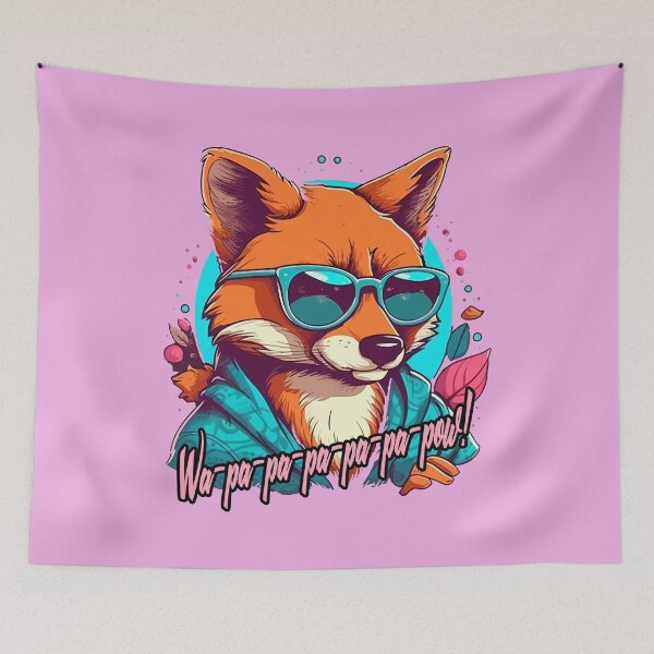 Item preview, Foxy Vibes: Glasses, Pink Hues, and Wa-pa-pa-pa-pa-pa-pow! designed and sold by Sleeygoy.