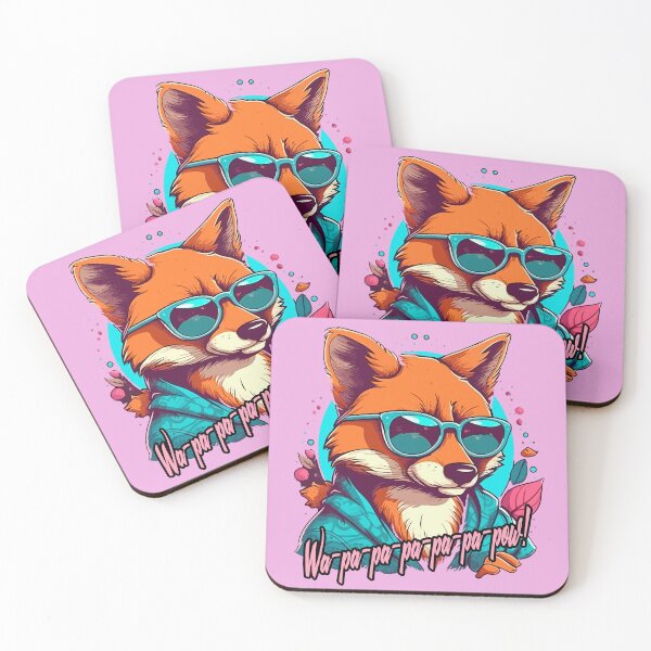 Item preview, Foxy Vibes: Glasses, Pink Hues, and Wa-pa-pa-pa-pa-pa-pow! designed and sold by Sleeygoy.