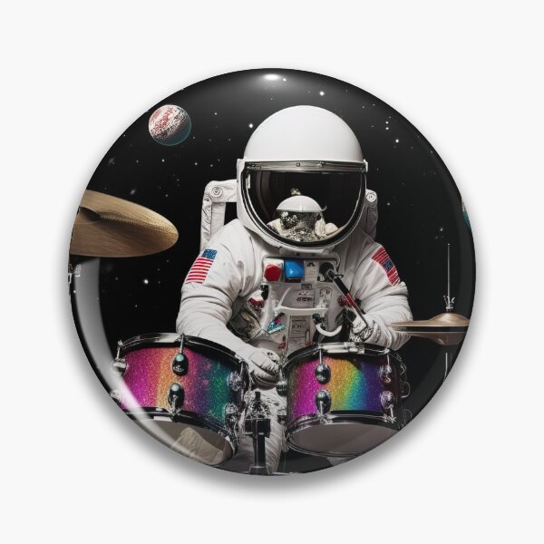 Item preview, Drummer Billy - The astronaut with rhythm in space designed and sold by Pixelboys.